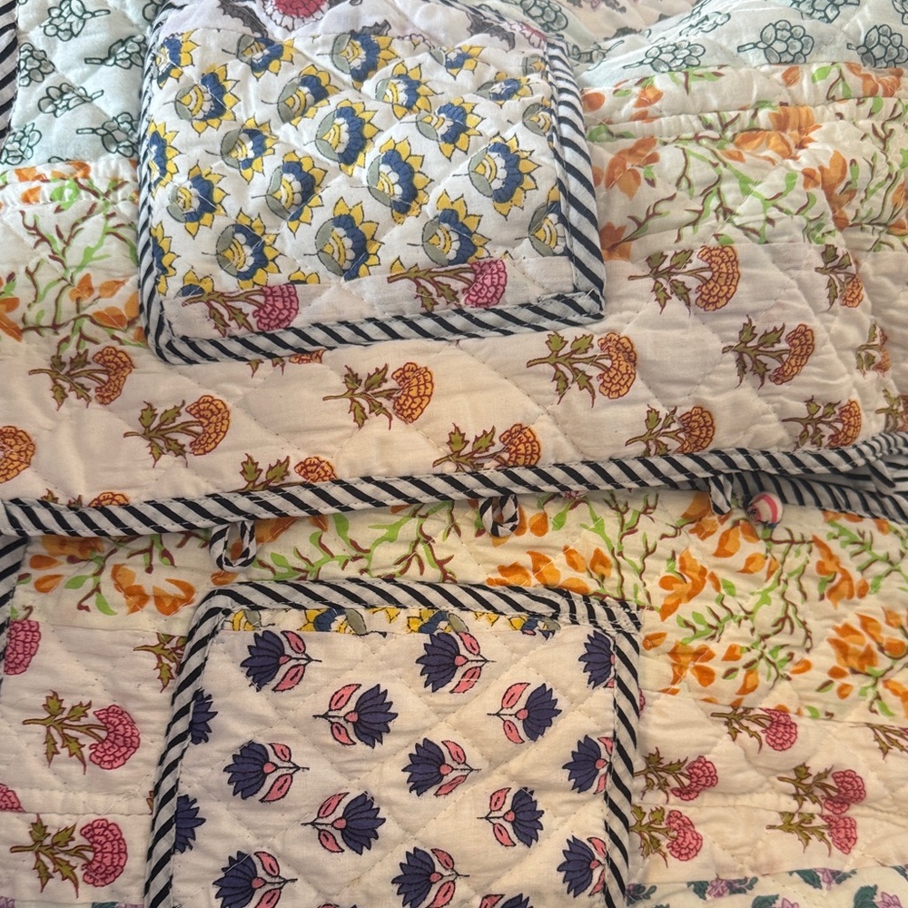 Floral Patchwork Bomber Jacket - image 7